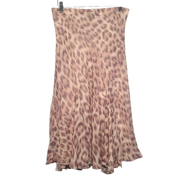 J. Crew Dresses & Skirts - J. Crew Gwyneth Flounce-Hem Skirt Leopard Print Midi CM779 Small NWT